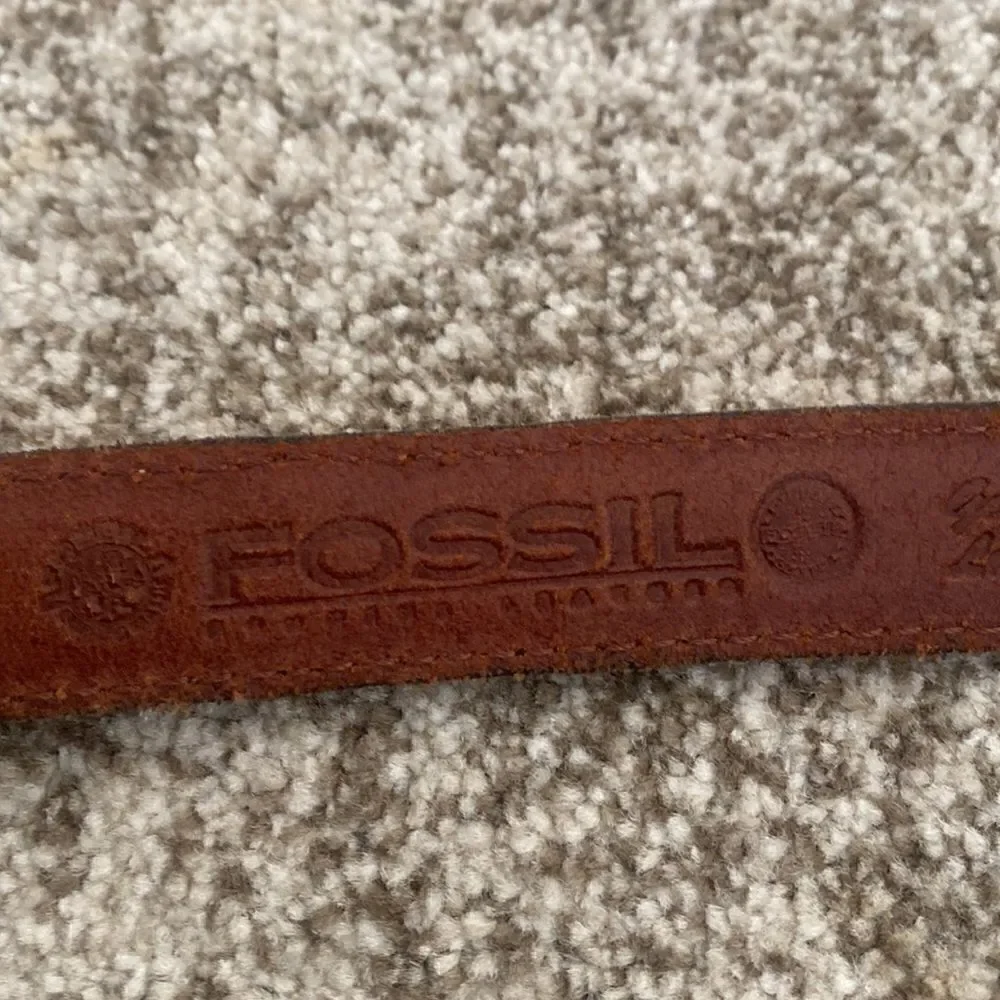 Fossil Multi Patch Leather Belt M